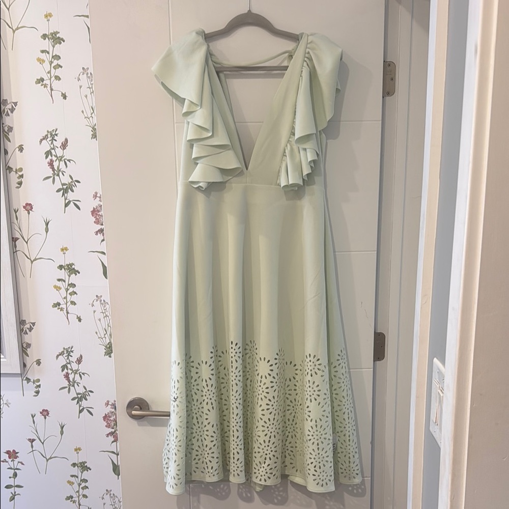ASOS Design Pale Green Midi Dress